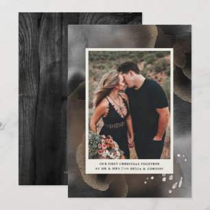 Primera tarjeta de fotos de Navidad juntos