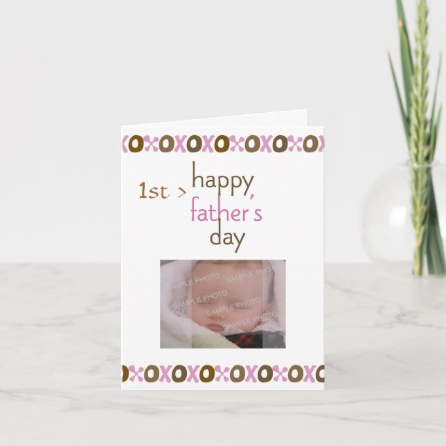 Primera tarjeta de fotos del Día del Padre (Anverso)