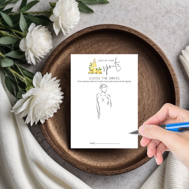 Primera tarjeta de juego Spritz Adivinación Vestid (Subido por el creador)