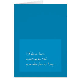 Primera tarjeta de la confesión de la fecha