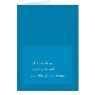 Primera tarjeta de la confesión de la fecha