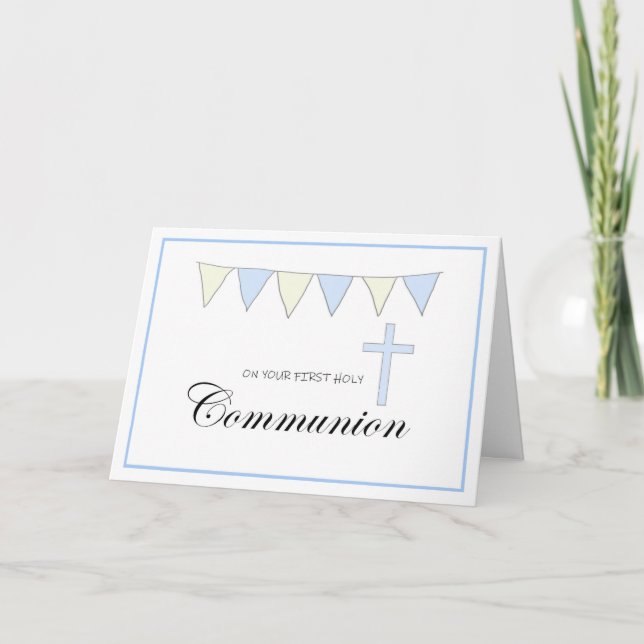 Primera tarjeta de la Santa Comunión (Anverso)