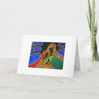 Primera tarjeta de Navidad de la familia