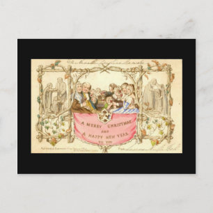 Primera tarjeta de Navidad - Juan C Horsley - 1843