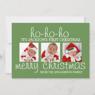 Primera tarjeta de Navidades fotográficos de la pr