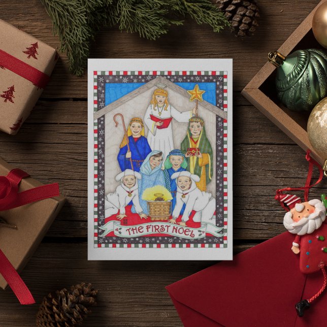 Primera tarjeta de Navidades Noel (Subido por el creador)