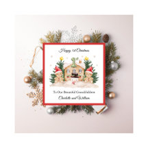 Primera tarjeta de Navidades Snowman de Gingerbrea