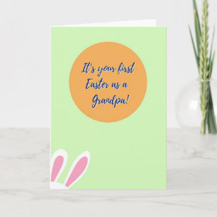 Primera tarjeta de Pascua para abuelo