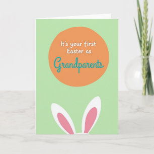Primera tarjeta de Pascua para abuelos