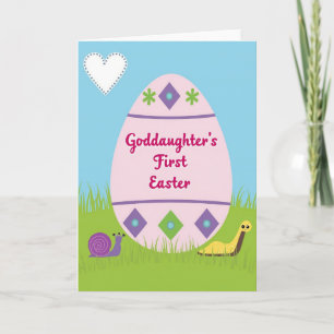 Primera tarjeta de Pascua para ahijada