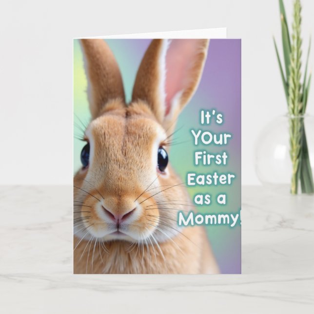 Primera tarjeta de Pascua para mamá (Anverso)