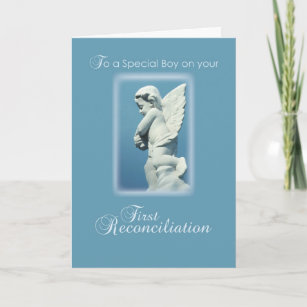 Primera tarjeta de reconciliación para niño católi