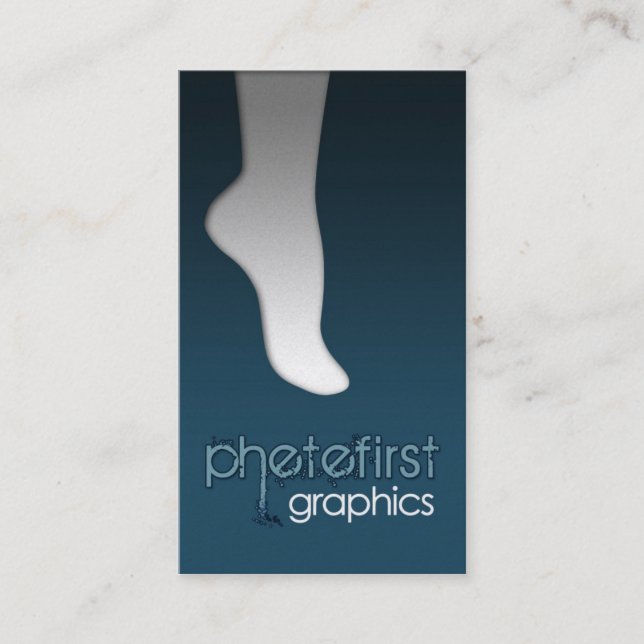 Primera tarjeta de visita de los gráficos de Phete (Anverso)