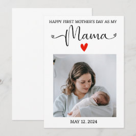 Primera tarjeta del Día de la Madre 2025 para nuev