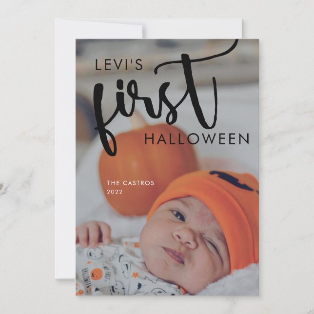 PRIMERA TARJETA FOTOGRÁFICA DE BABY (Anverso)