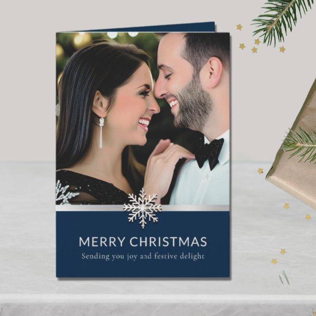 Primera tarjeta plegada de Navidad de la pareja (Subido por el creador)