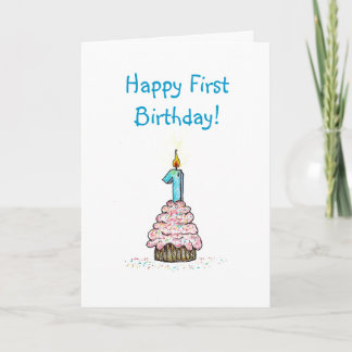 Primera tarjeta religiosa de cumpleaños