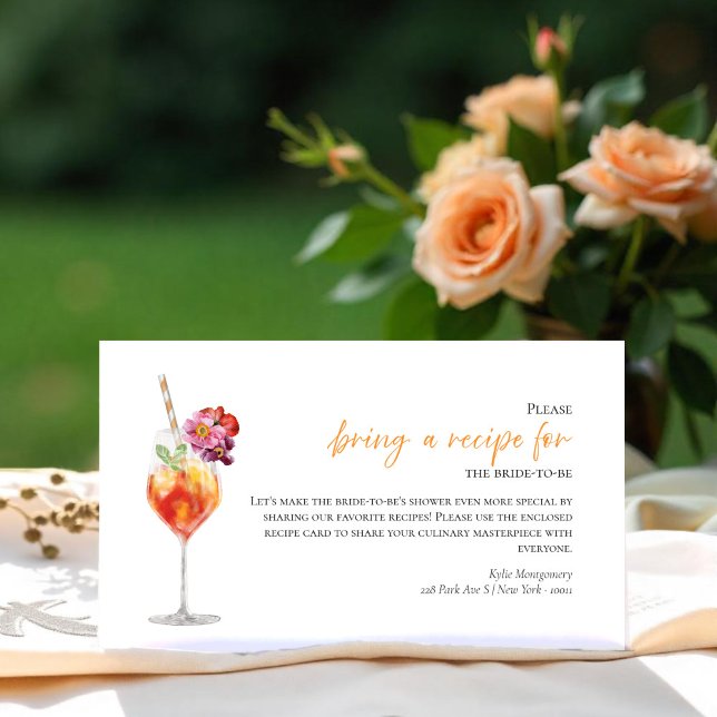 Primera tarjeta Spritz Bridal Shower Recipe (Subido por el creador)