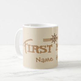 Primera taza de barco mate