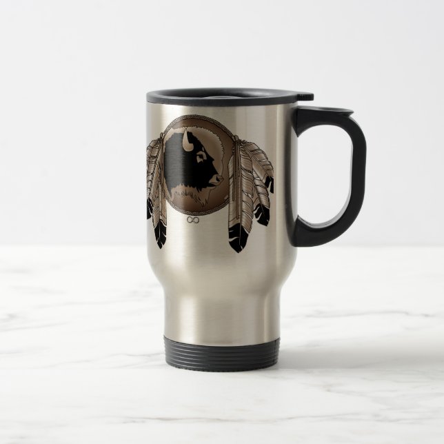 Primera taza de café del arte de la fauna de la (Derecha)