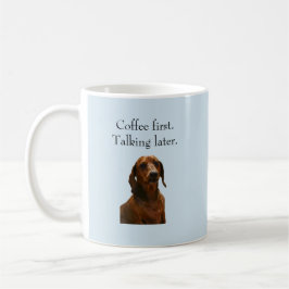 Primera taza divertida del Dachshund del café