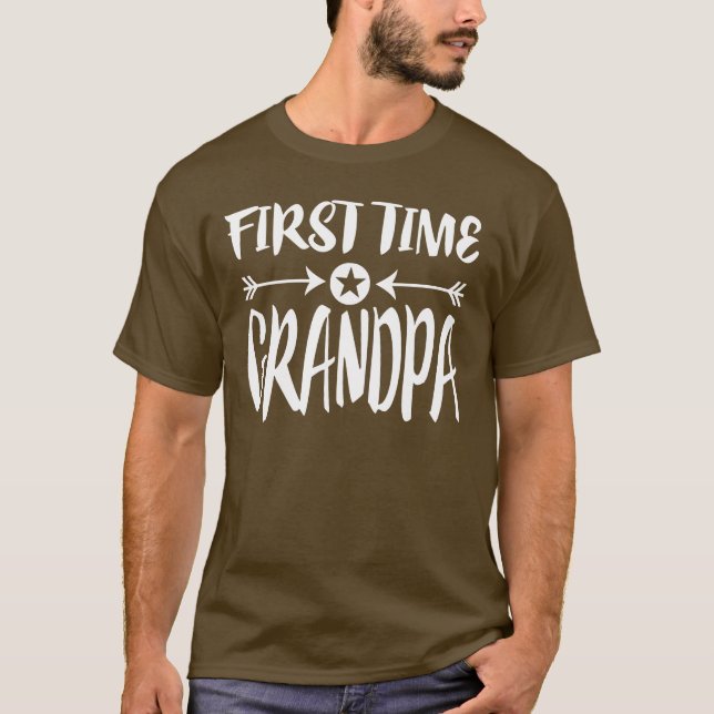 Primera vez que el abuelo nuevo entrega camiseta (Anverso)