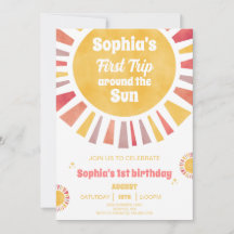 Primera vuelta alrededor de la invitación del sol