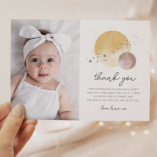 Primera vuelta alrededor del sol foto agradecimien