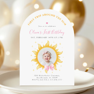Primera vuelta alrededor del Sol Invitación de cum