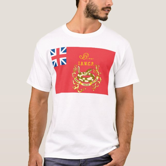 Primeras camisetas de la bandera del batallón del (Anverso)