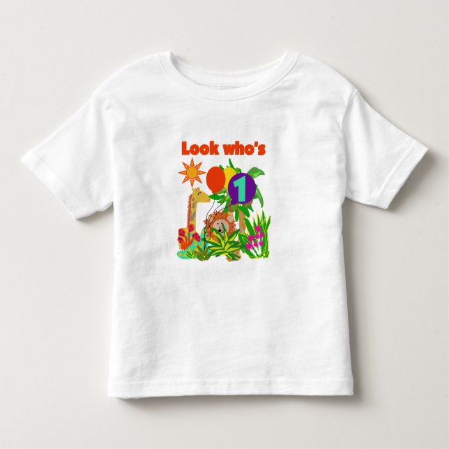 Primeras camisetas y regalos del cumpleaños del (Anverso)