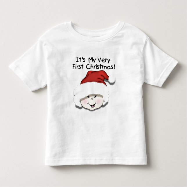 Primeras camisetas y regalos para bebés de Navidad (Anverso)