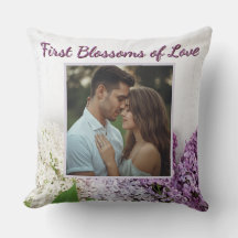 Primeras Flores de Amor Almohada | Personalizada 