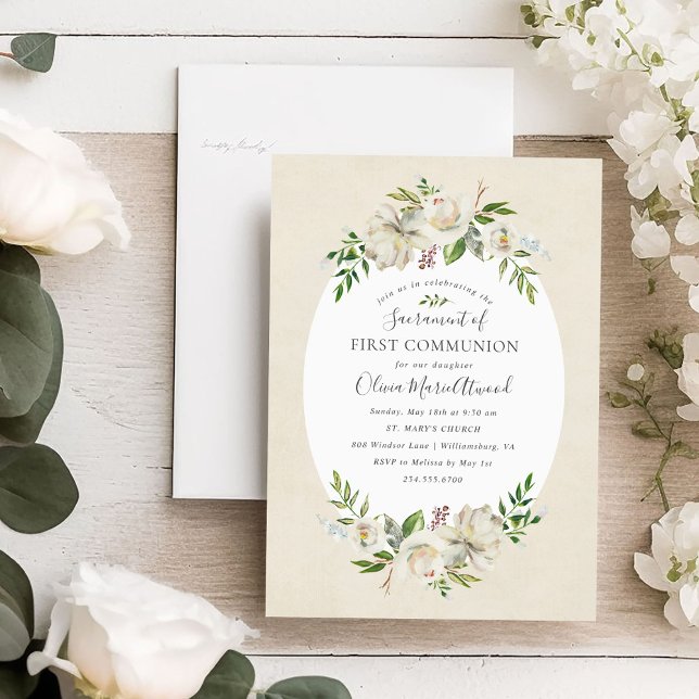 Primeras invitaciones a la comunión de los floros  (Subido por el creador)
