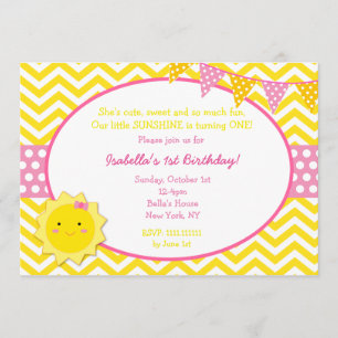 Primeras invitaciones de la fiesta de cumpleaños