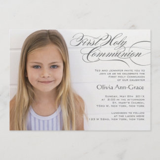 Primeras invitaciones de lujo de la comunión de la