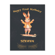 Primeras tarjetas de animales de cumpleaños