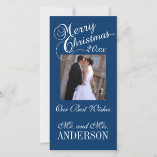 Primeras tarjetas fotográficas navideñas para reci