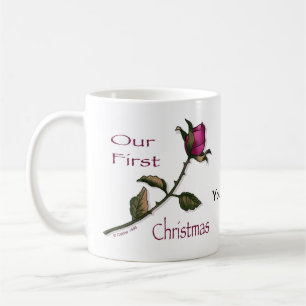 Primeras tazas de Rosa navideñas