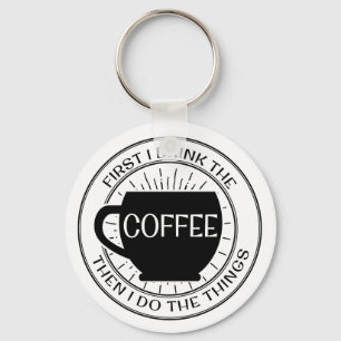 Primero bebo el café entonces que hago llavero de