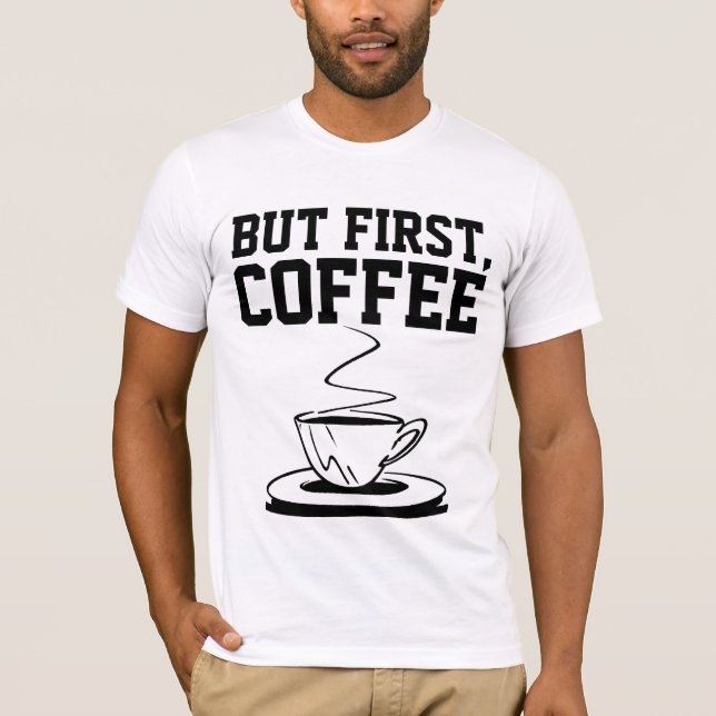 PRIMERO BU, Tees de la camiseta de CAFÉ (Anverso)