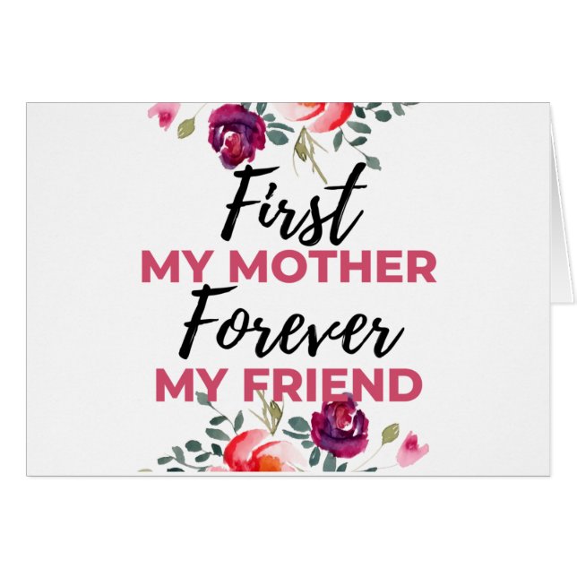 Primero mi madre por siempre mi amigo negro (Anverso (Horizontal))