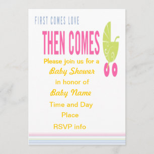 Primero viene el amor después viene invitación de