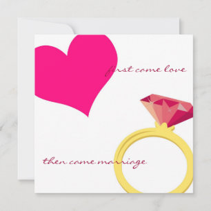 PRIMERO VINO AMOR-rosa invitación
