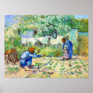 Primeros pasos (después de Millet) Arte de Vincent
