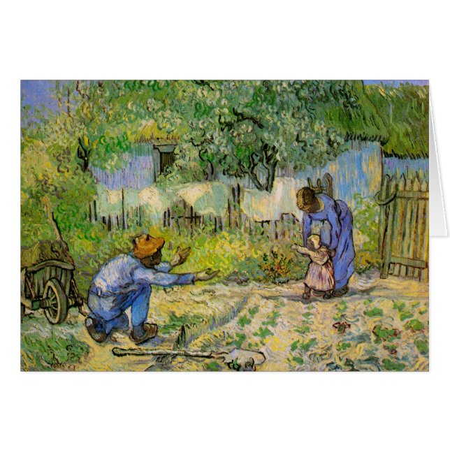 Primeros pasos (después de Millet) - Tarjeta Vince (Anverso (Horizontal))