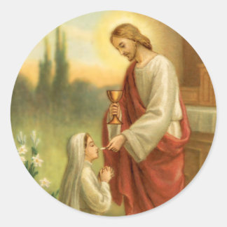 Primeros Pegatinas de la comunidad: Eucaristía en 