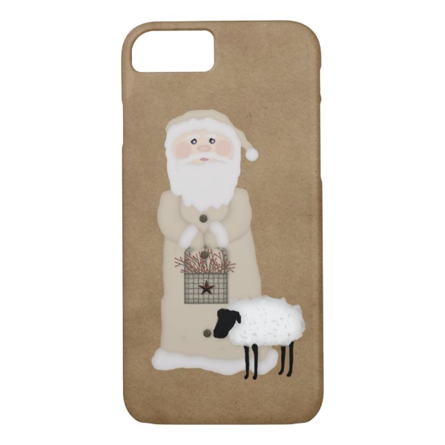 Primitive Santa iPhone 7 Funda (Reverso)