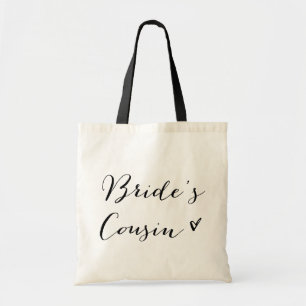 Primo de novia Bolsa de caligrafía moderna y neg