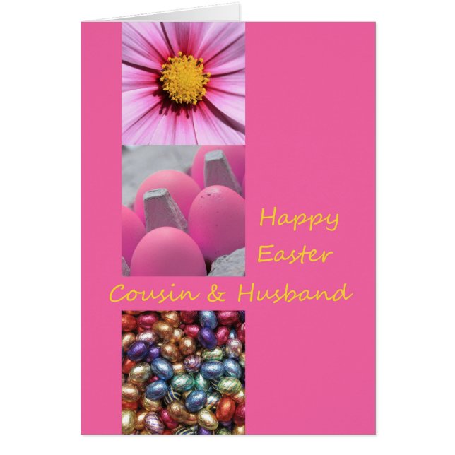 Primo y marido Feliz Pascua (Frente)